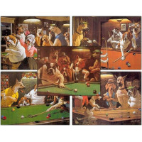 Комплект постеров Longoni Dogs 05363 (51x39см) 5 штук