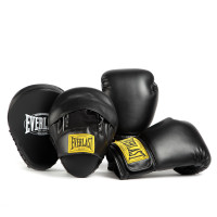 Набор (перчатки+лапы) Everlast 1910 PU P00003403 черный