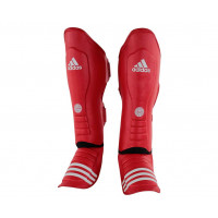 Защита голени и стопы Adidas WAKO Super Pro Shin Instep Guards красная adiWAKOGSS11