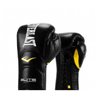 Перчатки тренировочные Everlast Elite Pro черные 16 oz P00000679 16 BK