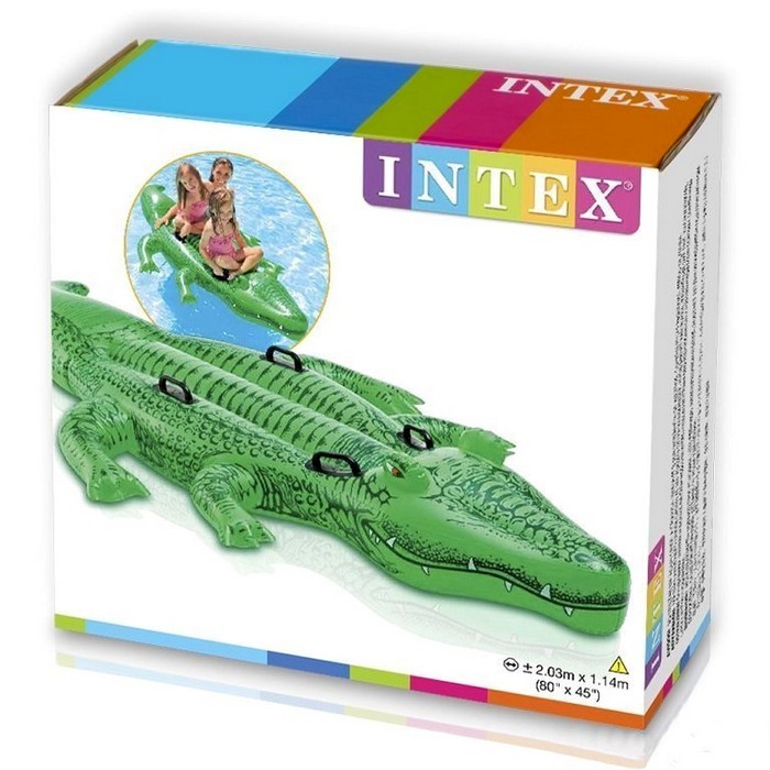 Игрушка- наездник Intex Крокодил большой 58562 700_700