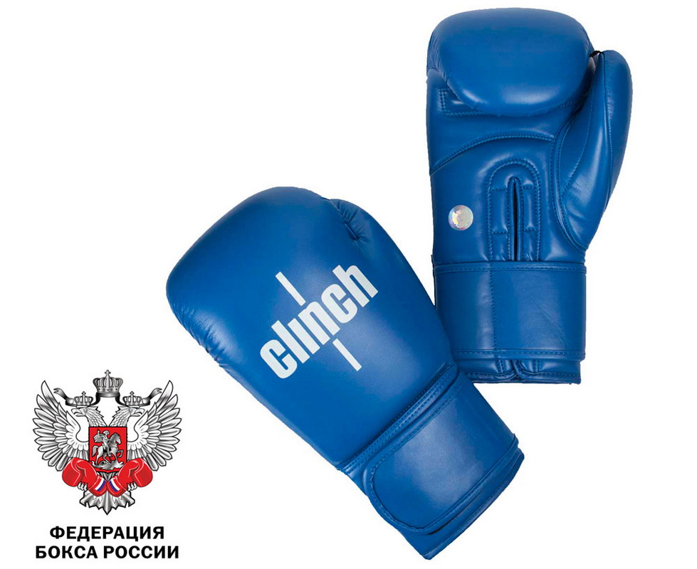 Боксерские перчатки Clinch Olimp синие C111 10 oz 979_800